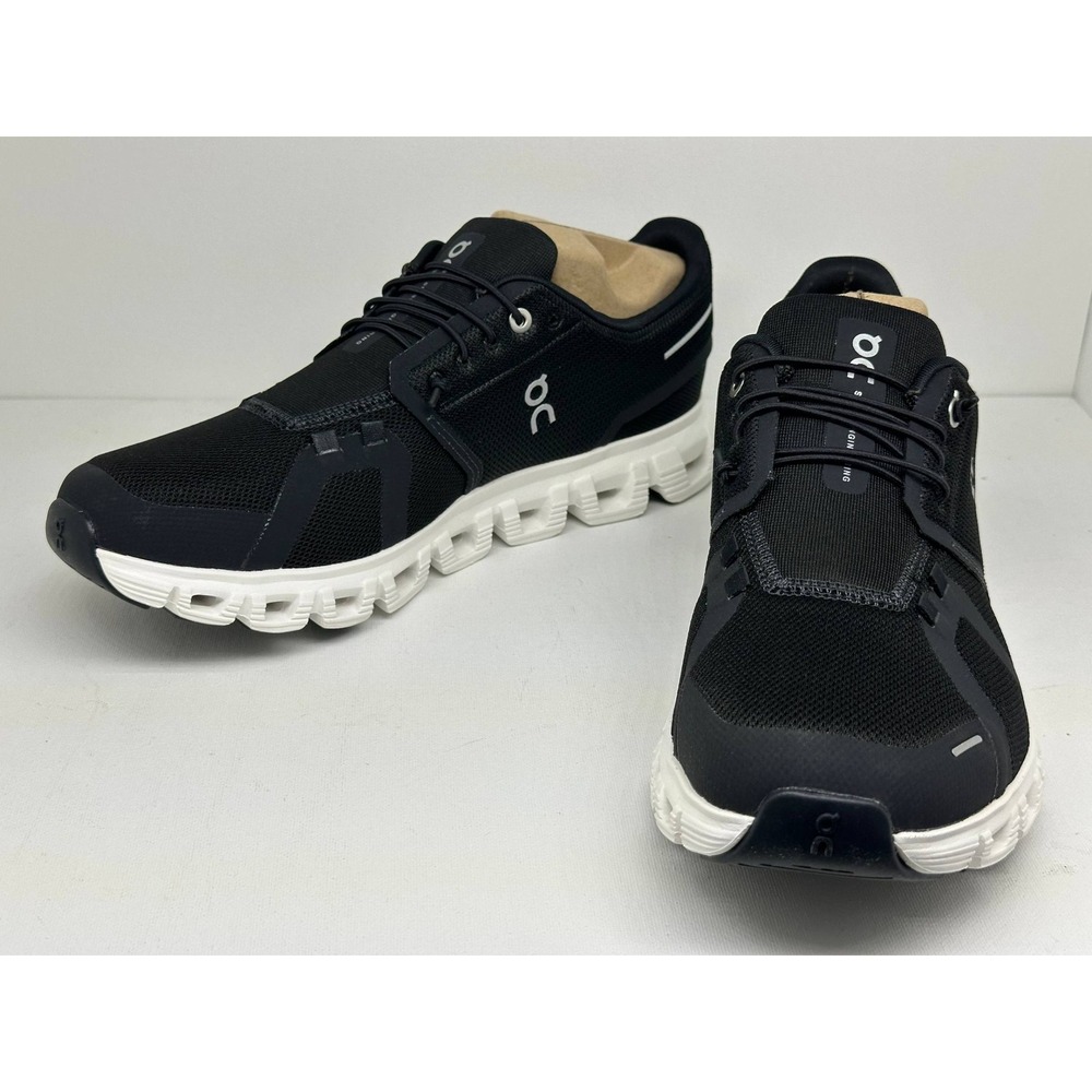 On Cloud 6 Mens Running Shoes Black White 3MF10070299 Size 8.5 NEW